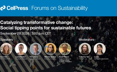 “Who is the solution?” TRANSPATH’s David Tàbara on regenerative pathways at the Cell Press Forum on Sustainability