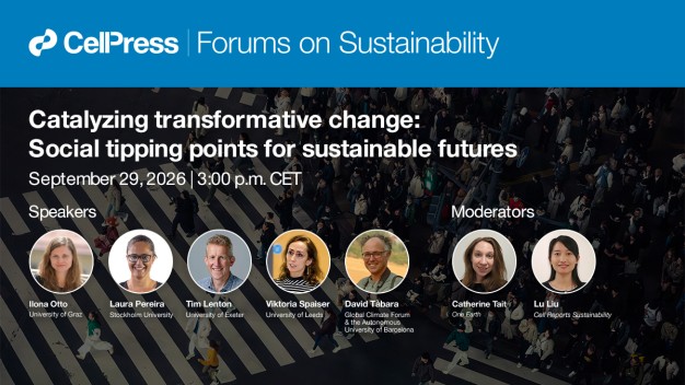 “Who is the solution?” TRANSPATH’s David Tàbara on regenerative pathways at the Cell Press Forum on Sustainability